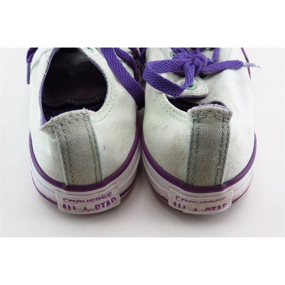 Converse All Star Green Fabric Casual Shoes Girls Shoes Size 2.5‎ - Picture 4 of 7